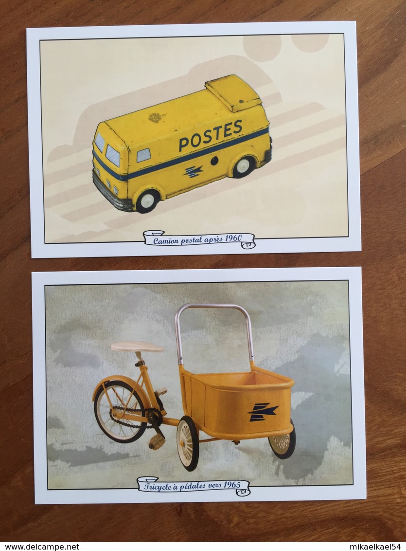 CARTES POSTALES PRE TIMBRÉES VÉHICULES POSTAUX - TRICYCLE Et CAMION POSTAL 2016 Neuves - Prêts-à-poster: Other (1995-...)