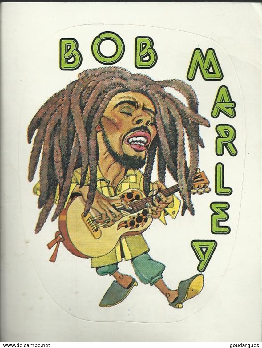 Autocollant - Vignette Panini - Bob Marley - Edizione Italiana