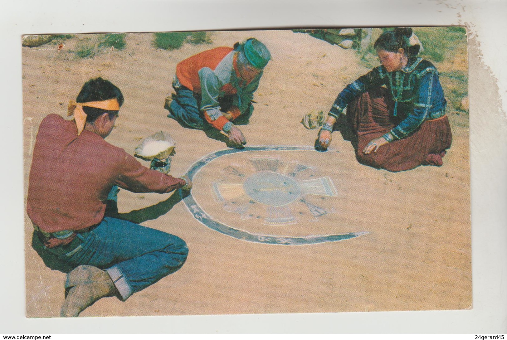 3 CPSM PHOENIX ET TUCSON (Arizpona), SANFRANCISCO (Californie) - Navajo Sand Painters, San Xavier Mission, San Francisco - Phoenix