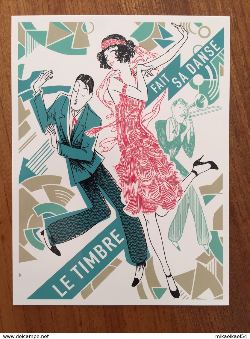 CARTE POSTALE PRE TIMBREE FETE DU TIMBRE 2016 "LE TIMBRE FAIT SA DANSE" - Neuf - Prêts-à-poster: Other (1995-...)