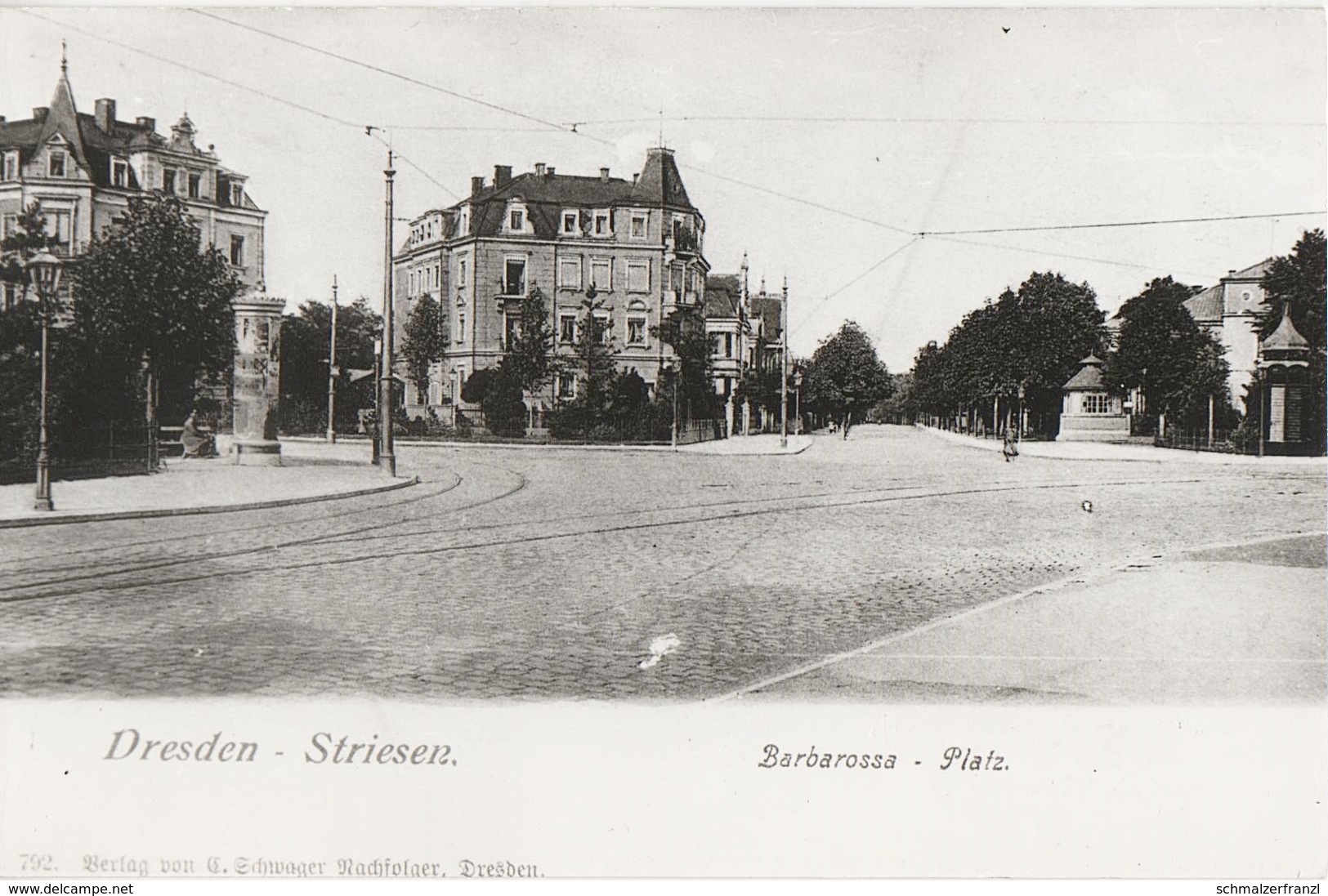 Repro Foto Dresden Striesen Barbarossaplatz Augsburger Straße Markgraf Heinrich Rosa Menzer Straße Hüblerstraße - Sonstige & Ohne Zuordnung