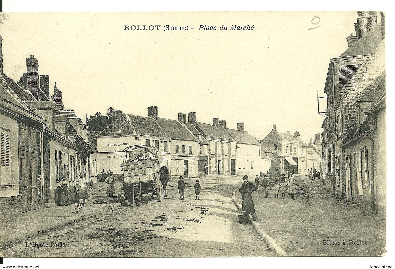 80 - ROLLOT / PLACE DU MARCHE - Autres & Non Classés