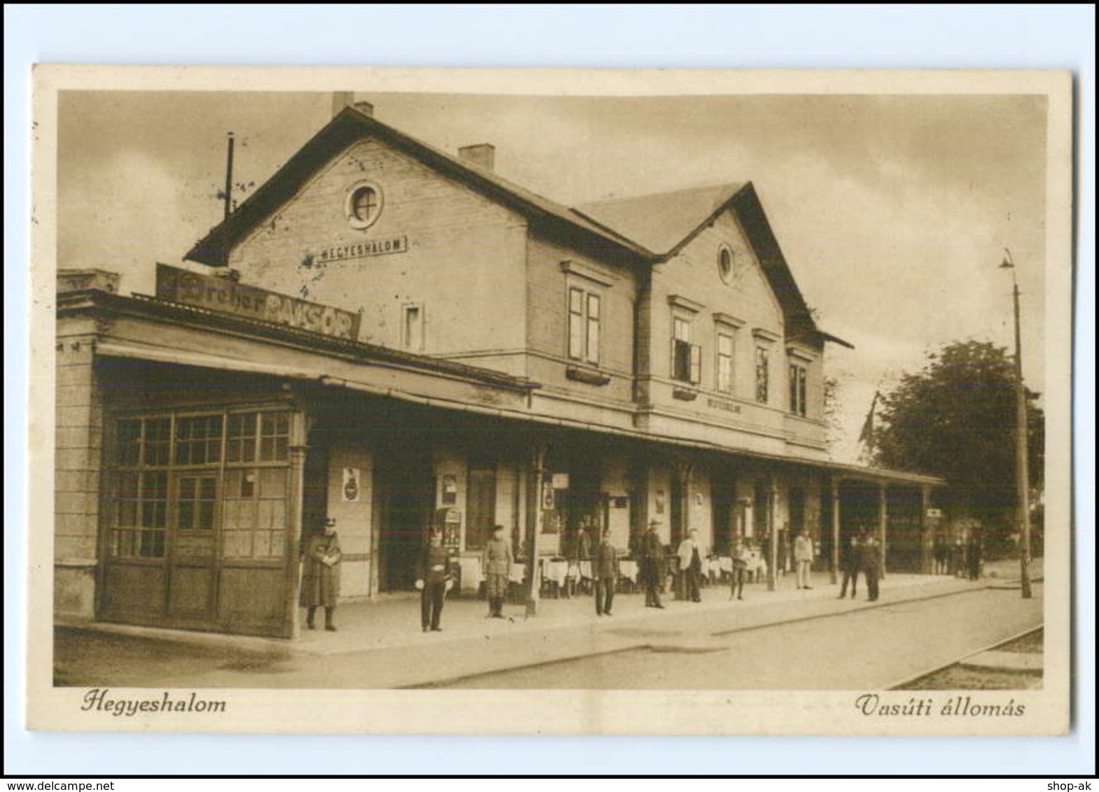 XX00777/ Hegyeshalom  Vaqsuti Allomas  Bahnhof Ungarn AK 1931 - Ungarn