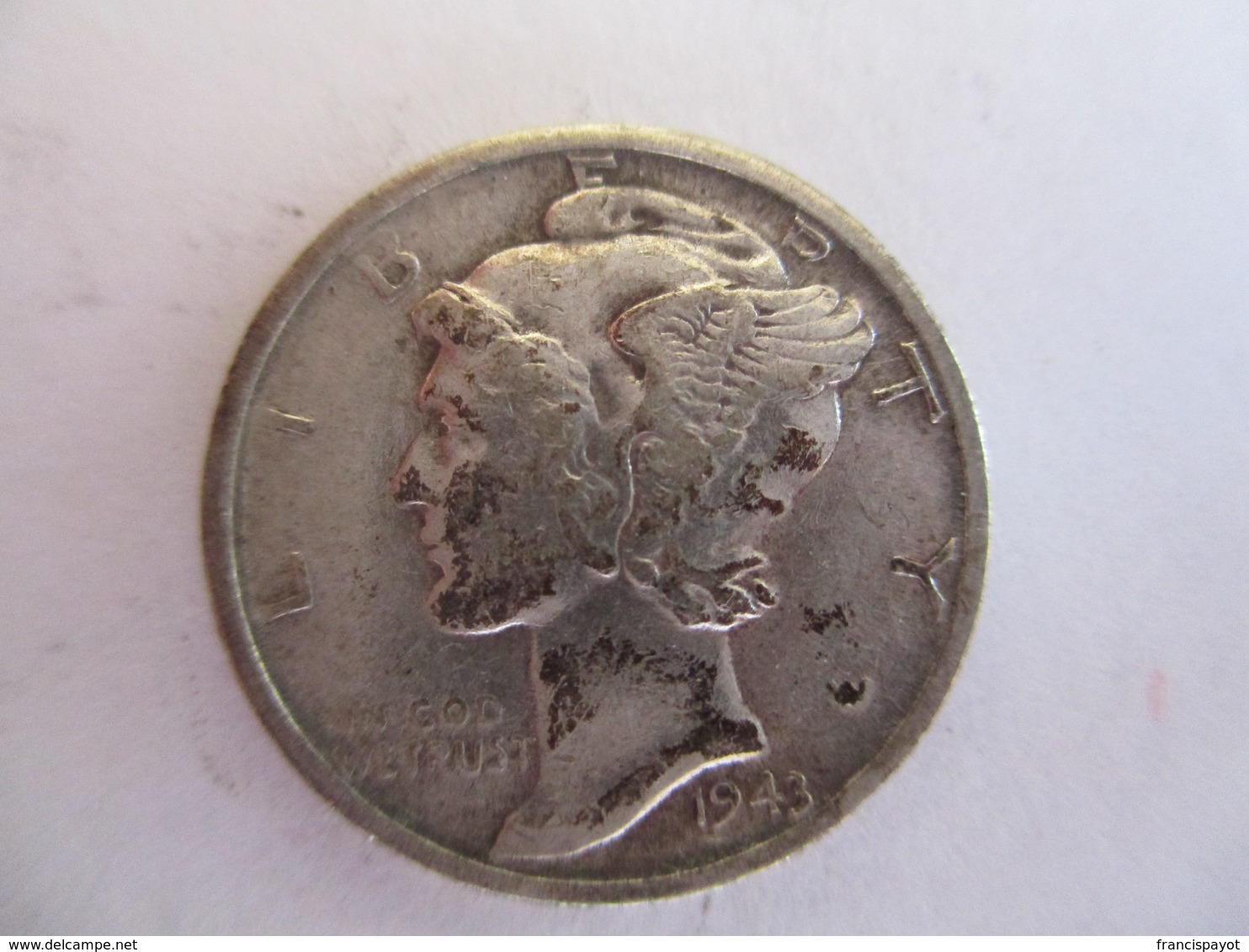 USA Dime 1943 S - 1916-1945: Mercury (Mercure)