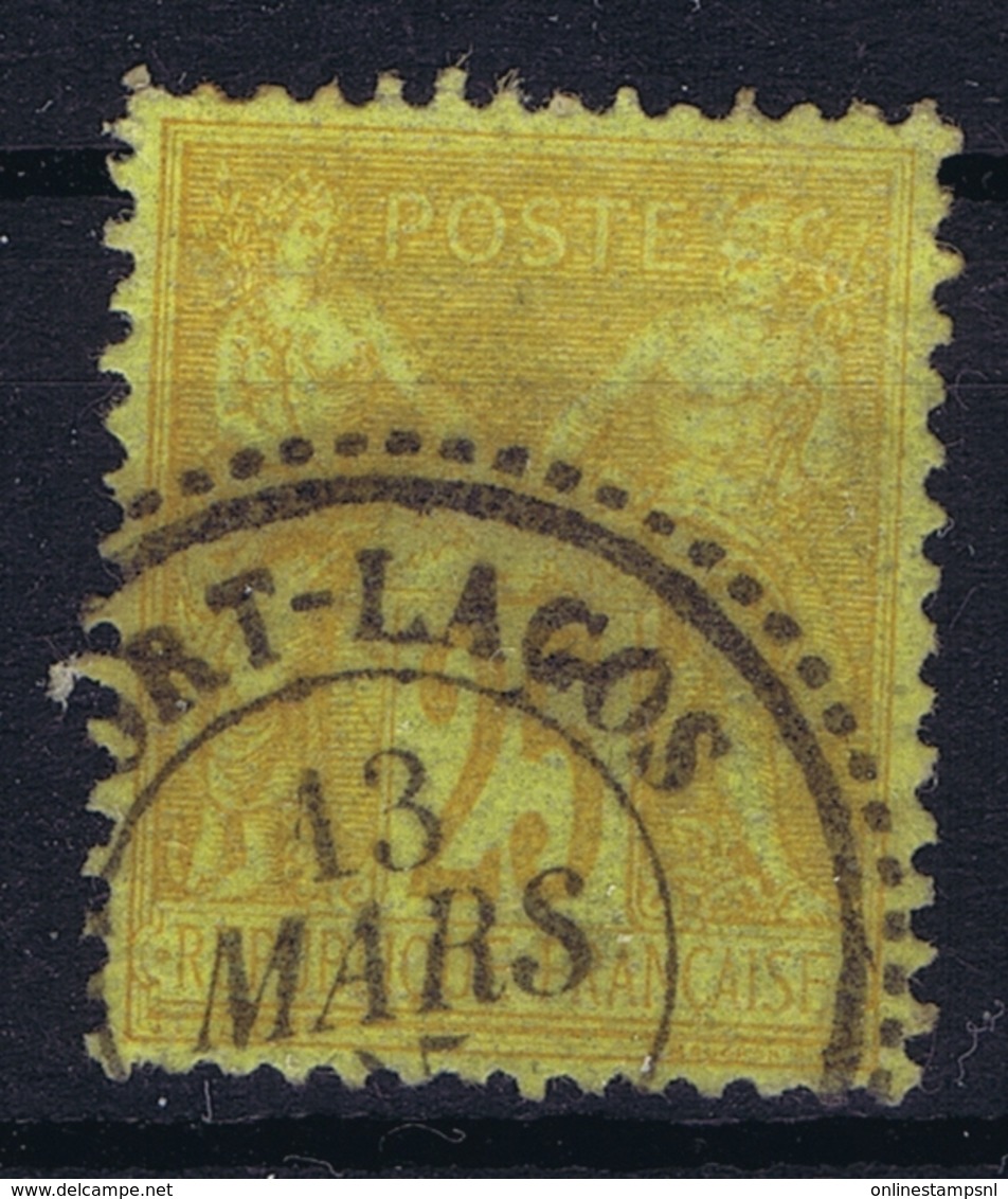 Port Lagos Y 53 CDS - 1876-1898 Sage (Type II)