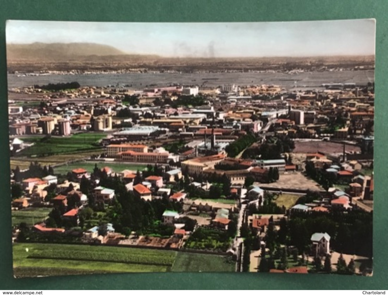 Cartolina Saronno - Panorama Dall'aereo - 1961 - Varese