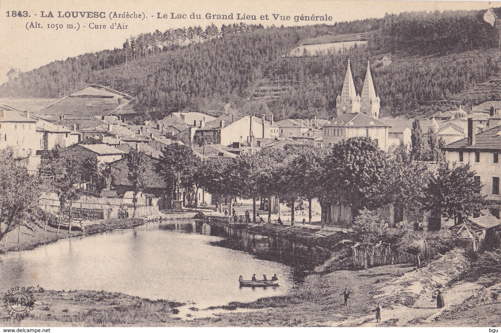 La Louvesc (07) - Le Lac Du Grand Lieu Et Vue Générale - La Louvesc