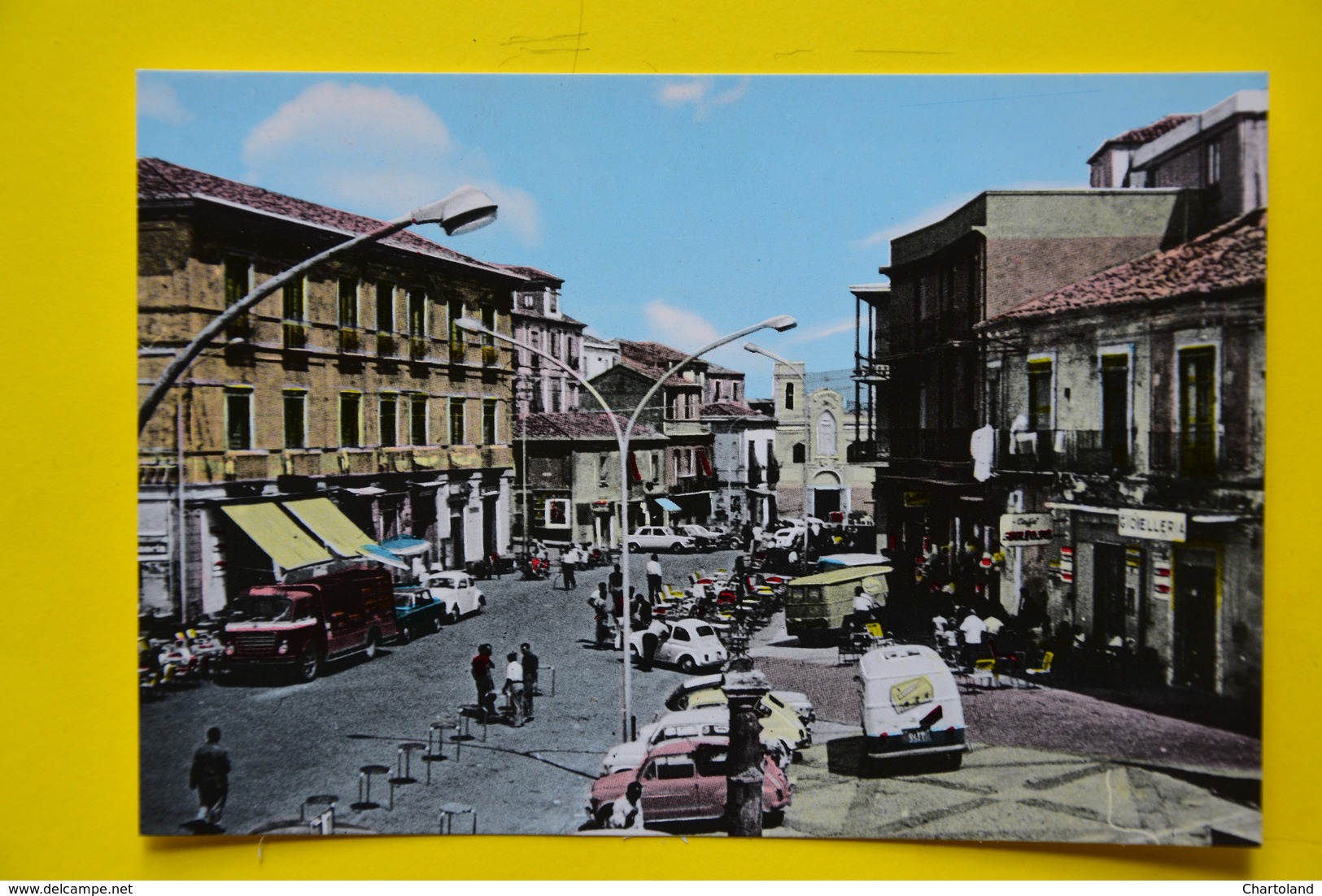 Cartolina Pizzo Piazza Umberto I 1960 - Catanzaro