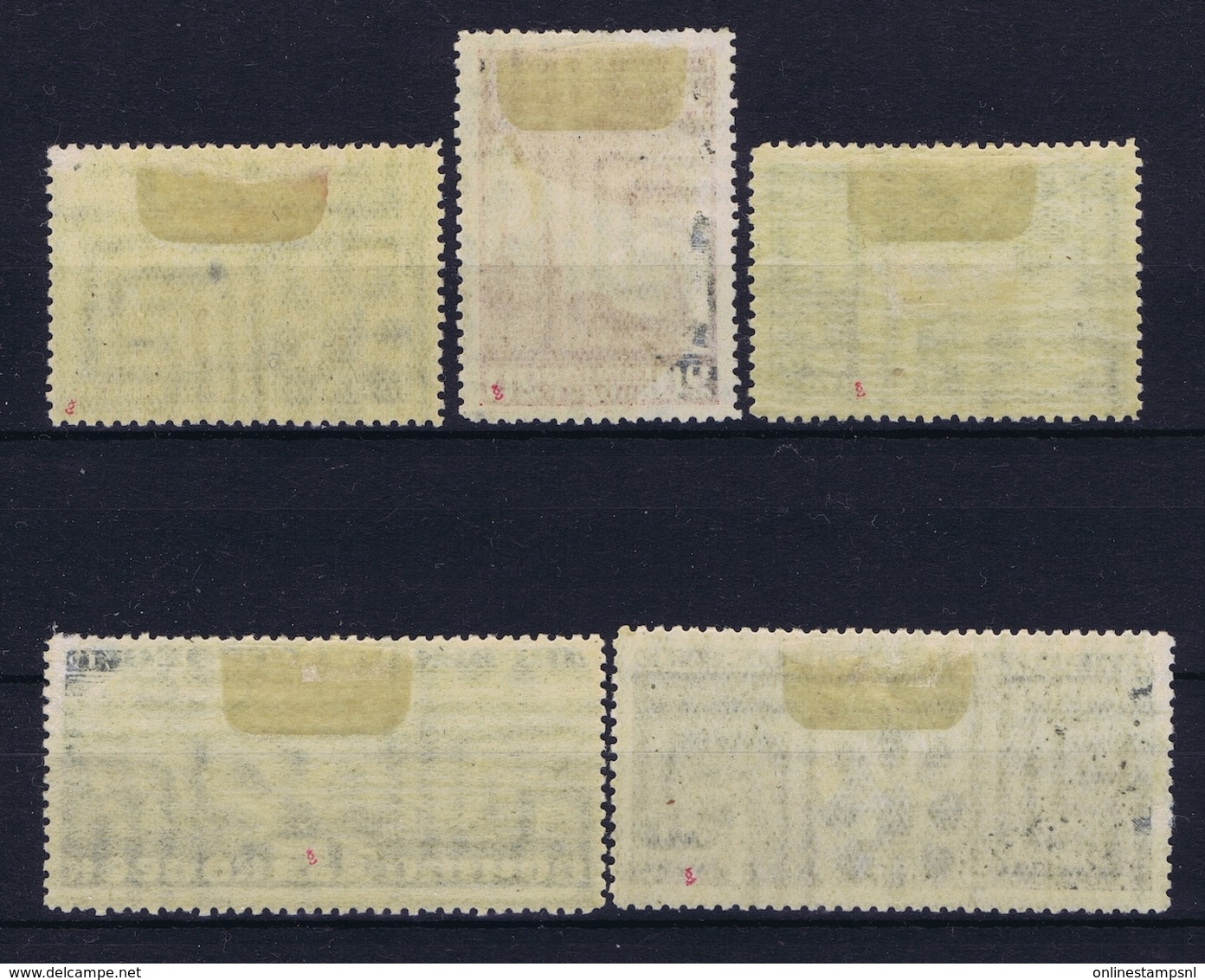 Russia Mi 397 - 401  MH/* Flz/ Charniere 1931 Some Album Black At Rear - Neufs