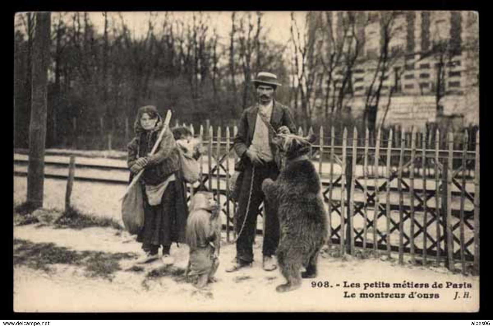 FRANCE, Paris, Les Petits Métiers Le Montreur D'ours (75) - Ambachten In Parijs