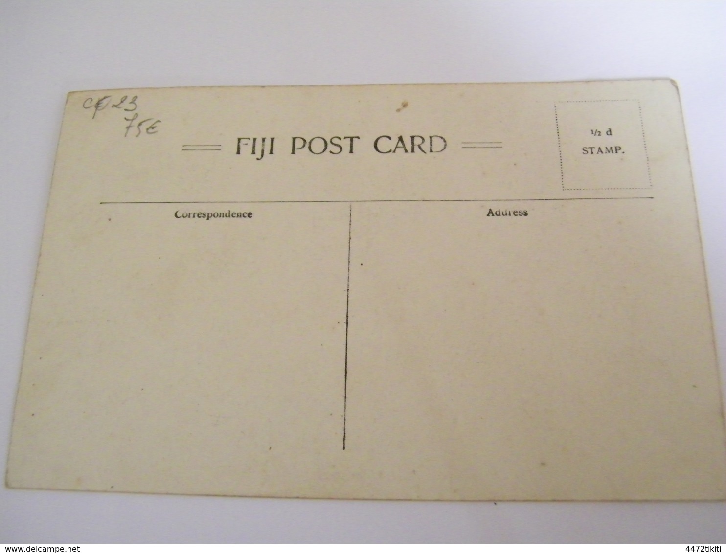 C.P.A.- Océanie - Fiji Fidji - An Island Belle - Jeune Femme - Seins Nus - 1909 - SUP (CF 23) - Fidji