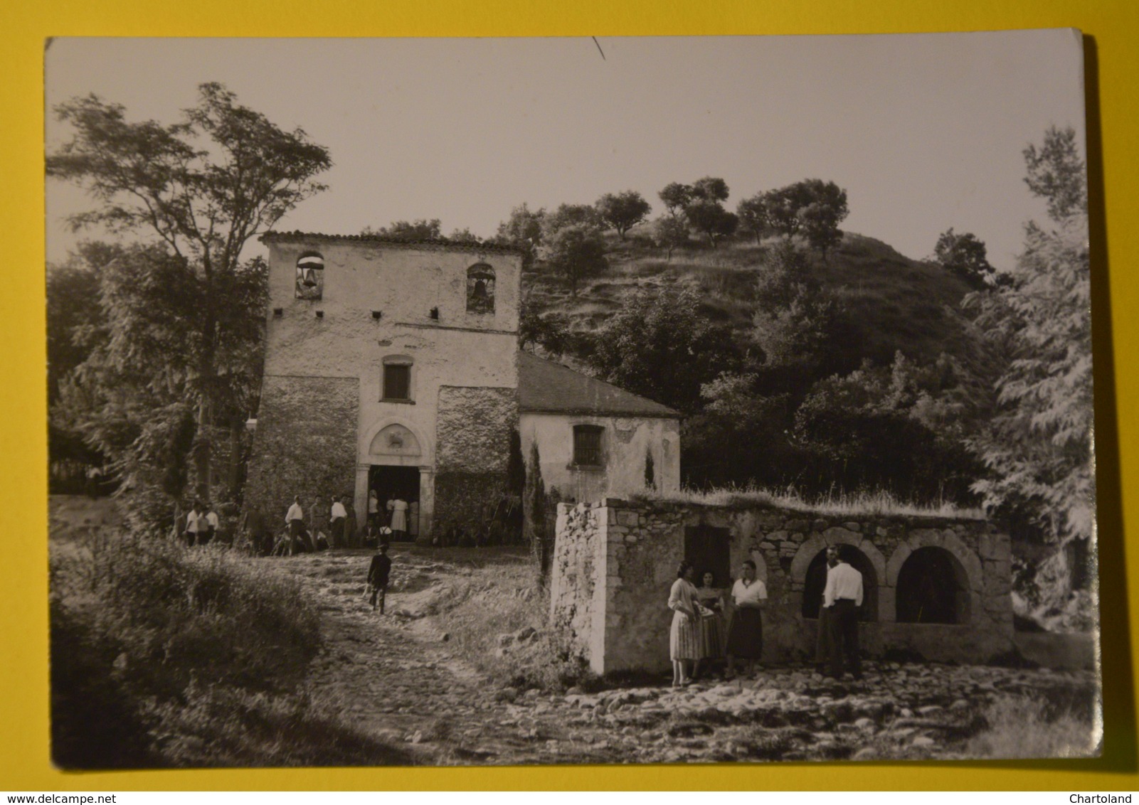 Cartolina Gambatesa Santuario Maria SS 1950 - Campobasso