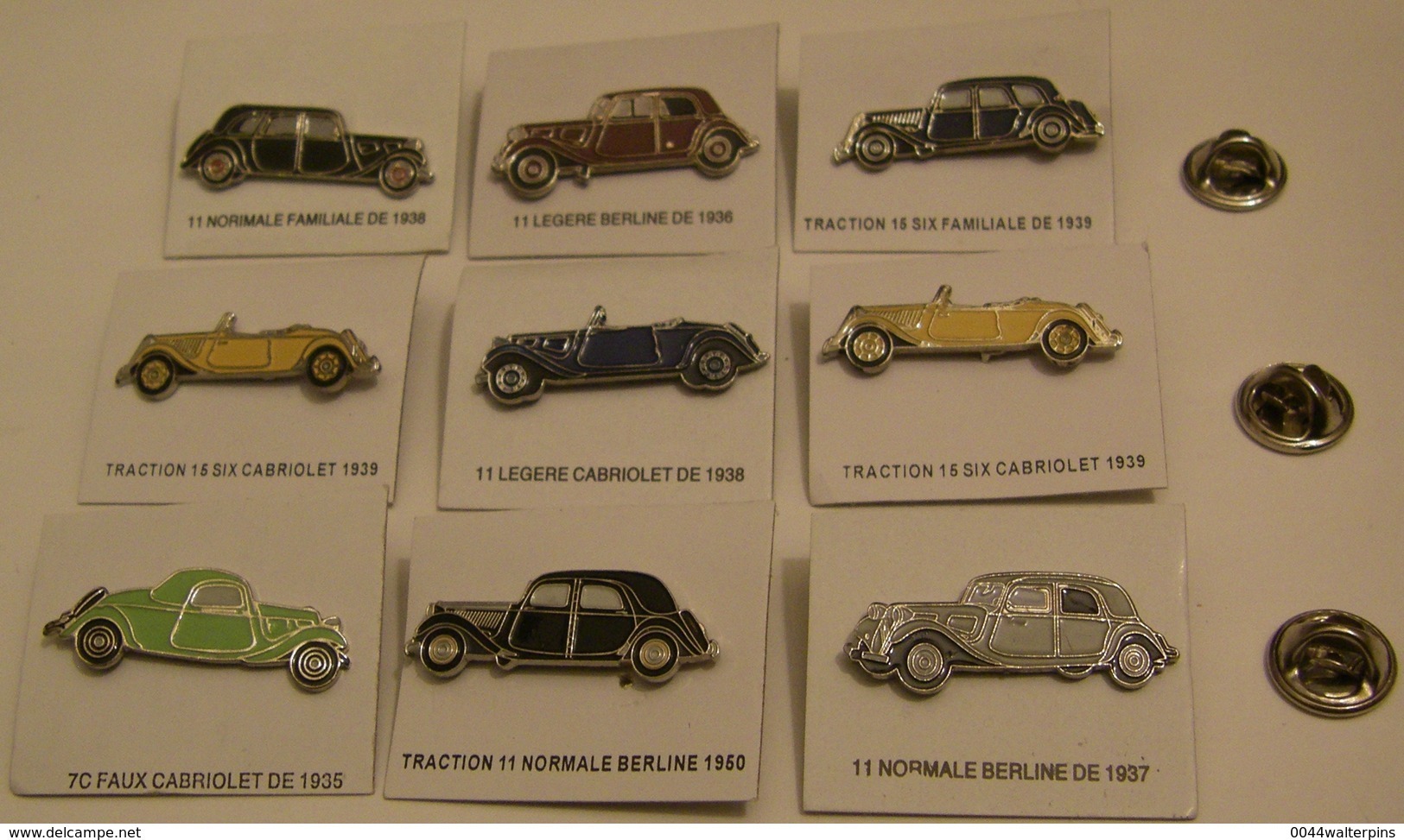 LOT De 9 PINS TRACTION CITROEN Pin Pin's Pins - Citroën