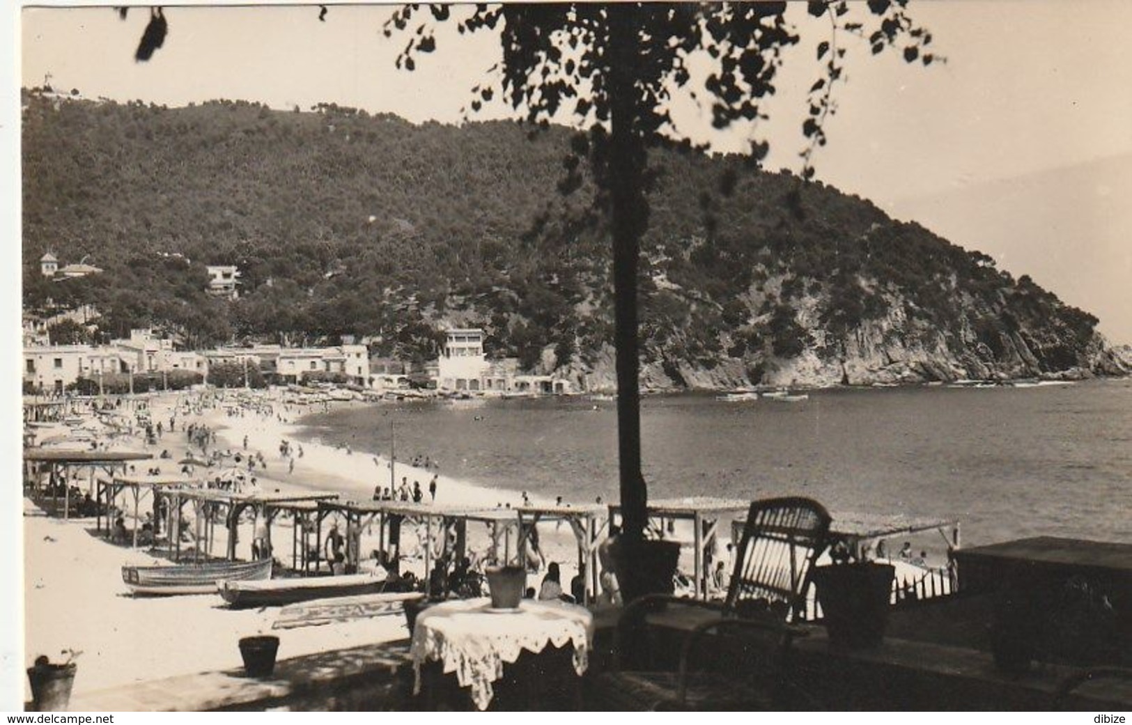 Tarjeta Postal. España. Llafranch. La Playa.  Bahía Animación. - Gerona