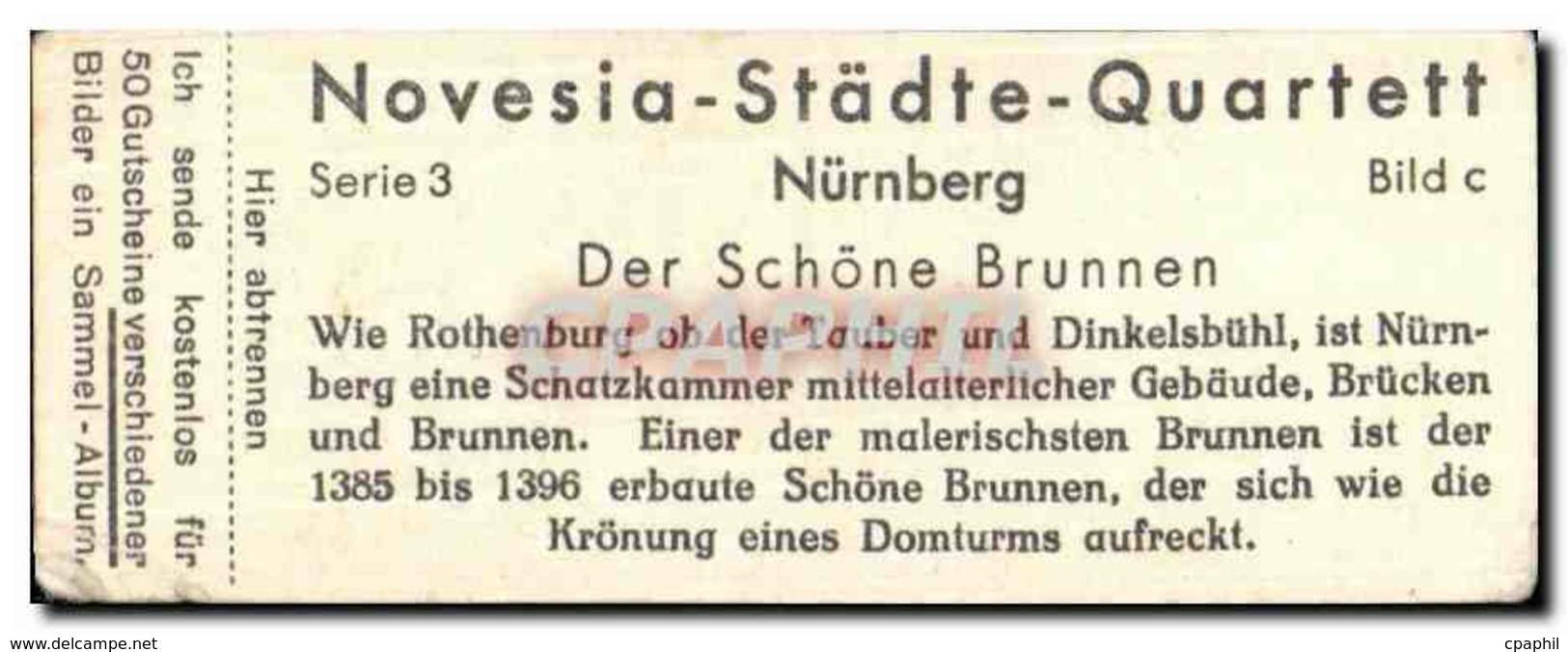 Image Novesia Stdte Quartett Nurnberg - Autres & Non Classés