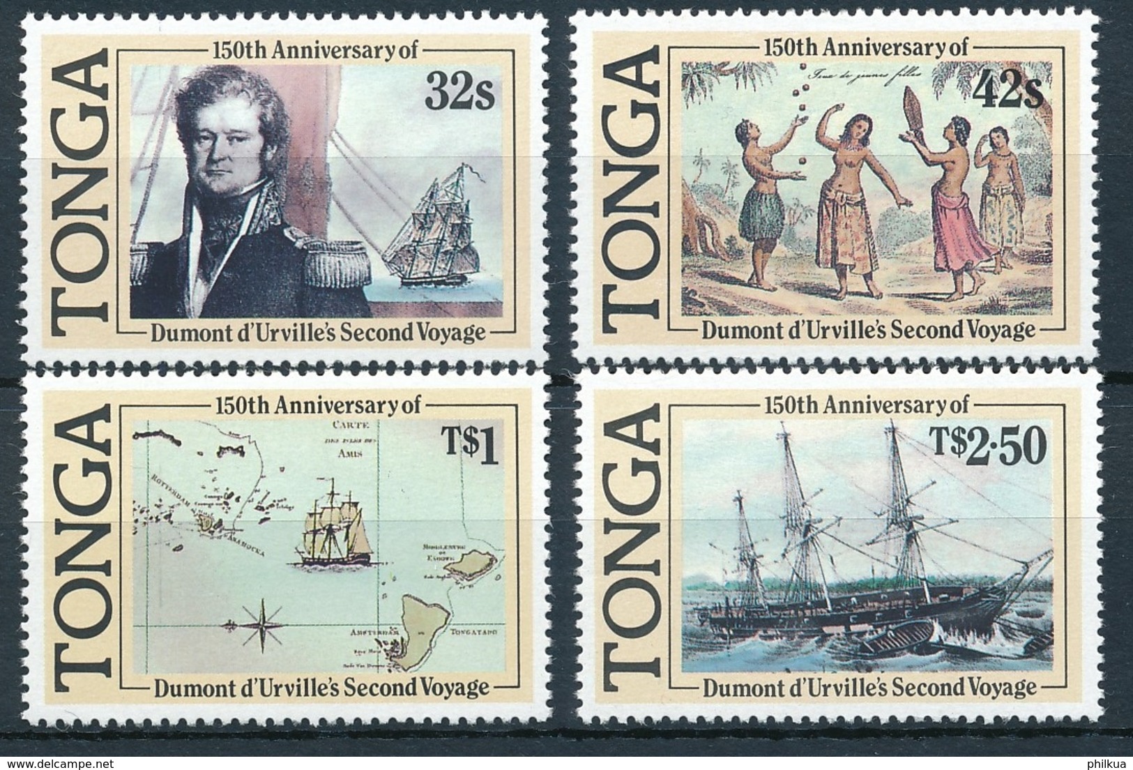 Tonga - Postfrisch/** - Schiffe, Seefahrt, Segelschiffe, Etc. / Ships, Seafaring, Sailing Ships - Schiffahrt