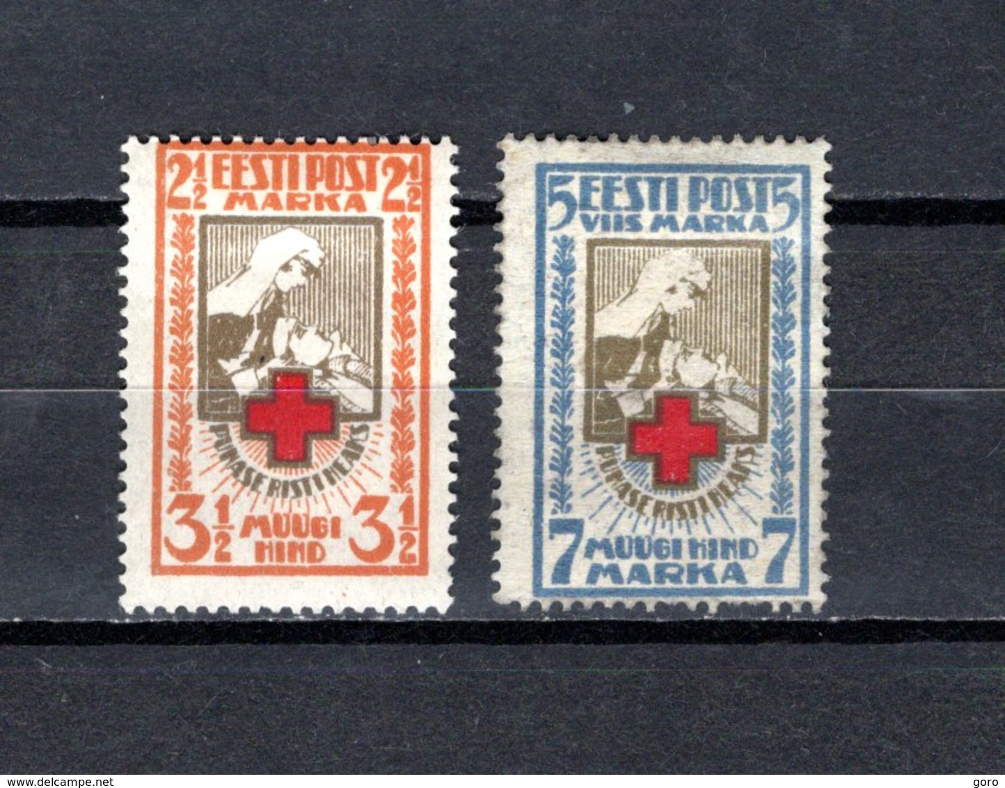 Estonia   1921  .-  Y&T  Nº    47/48   ( Dentado ) - Estonia