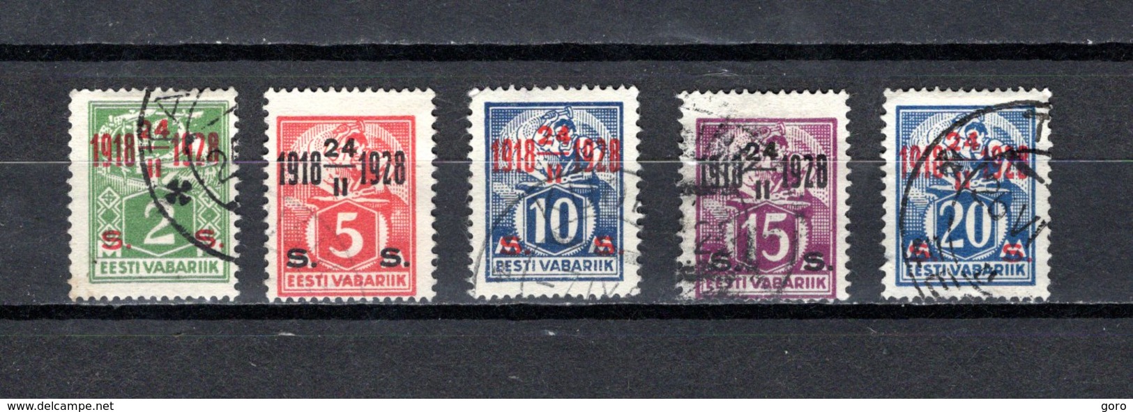 Estonia   1928  .-  Y&T  Nº    91/95 - Estland