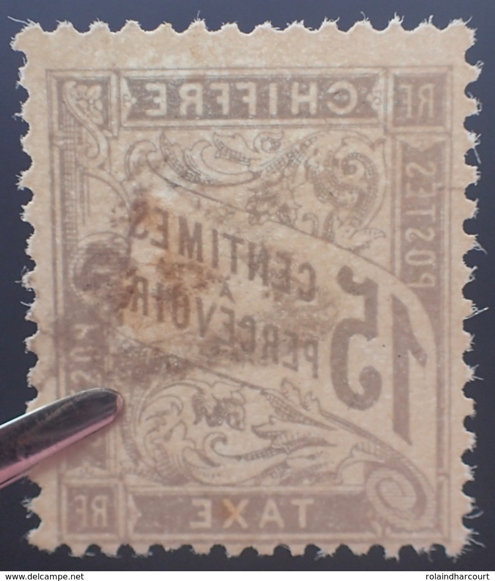 DF40266/416 - 1882 - TIMBRE TAXE - N°16 ☉ - 1859-1959 Mint/hinged