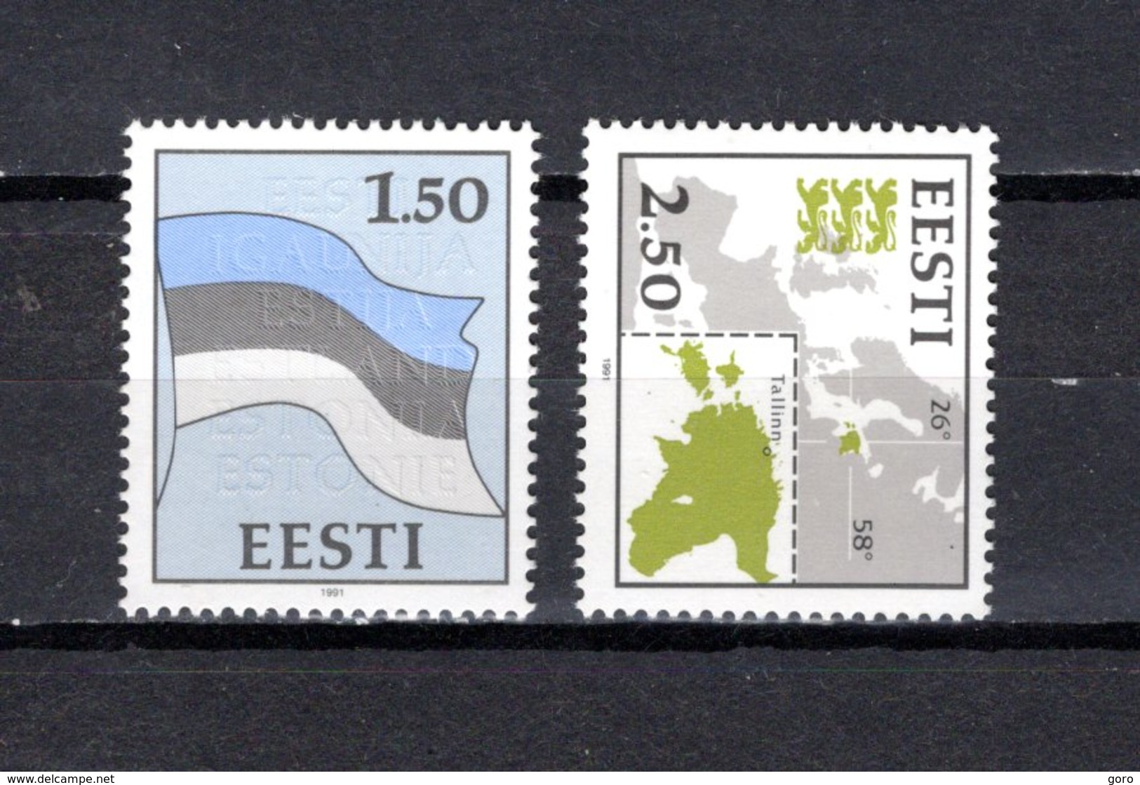 Estonia   1991  .-  Y&T  Nº    188/189 - Estonia