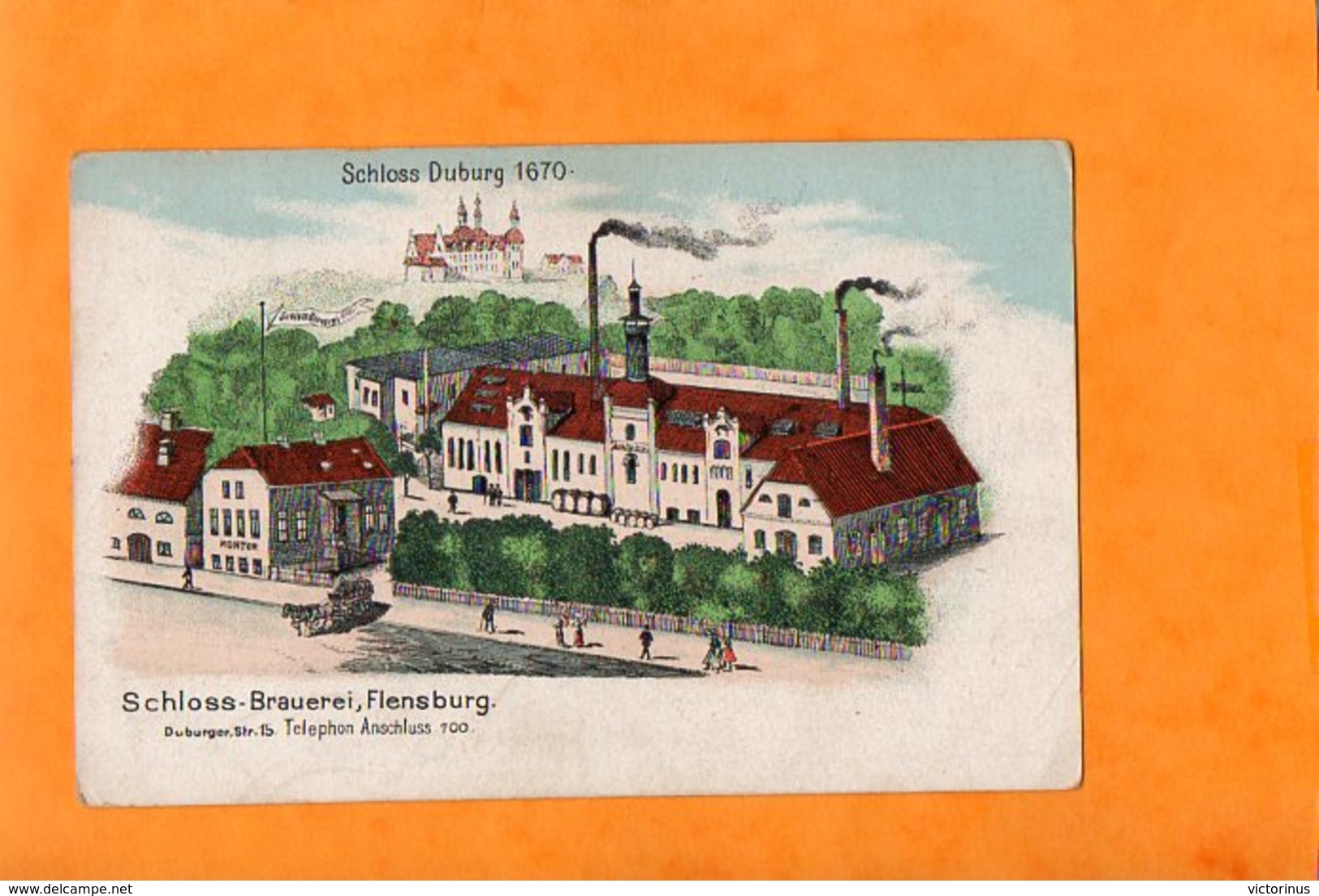 FLENSBURG  -  SCHLOSS-BRAUEREI  -  FLENSBURG  -  SCHLOSS DUBURG 1670 - Flensburg