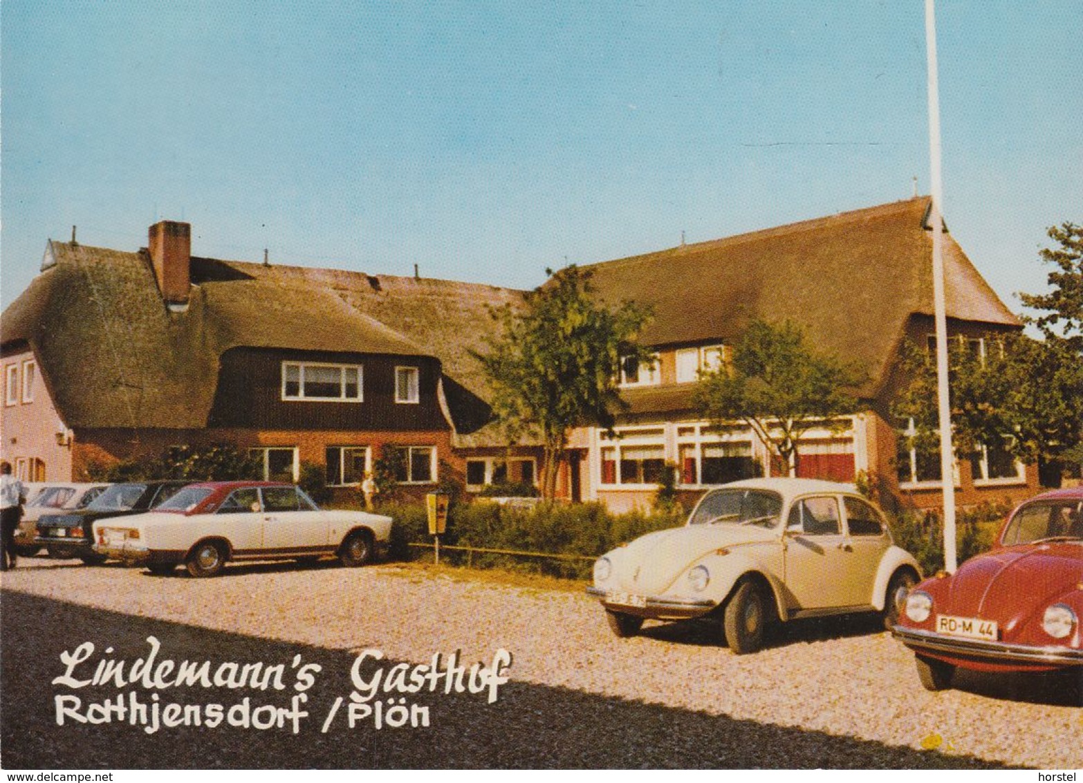 D-24306 Rathjensdorf - Lindemann`s Gasthof - Cars - 2x VW Käfer - Ford - Ploen