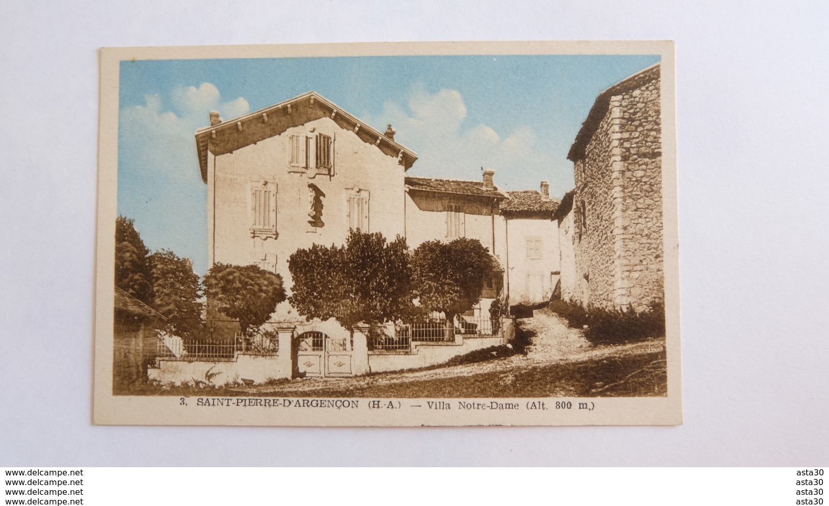 SAINT PIERRE D'ARGENCON _ VILLA NOTRE DAME  ……………….. 1B - 154 - Sonstige & Ohne Zuordnung