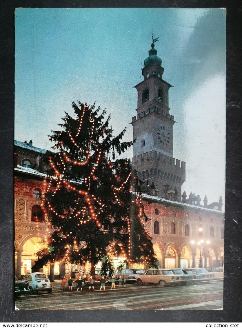 CARTOLINA ANTICA-VIGEVANO-PAVIA-PIAZZA DUCALE-TORRE DEL BRAMANTE-'900 - Altri & Non Classificati