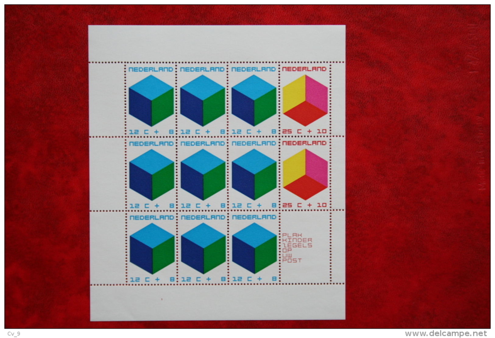 Blok CHILDREN KINDEREN ENFANTS NVPH 983 (Mi Block 8); 1970 POSTFRIS / MNH ** NEDERLAND / NIEDERLANDE - Unused Stamps