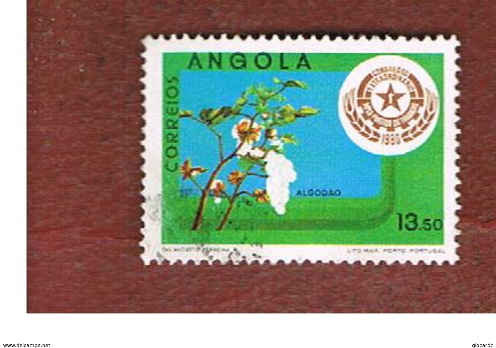 ANGOLA  -  SG 762     - 1980 ANGOLAN PRODUCE: COTTON -  USED - Angola