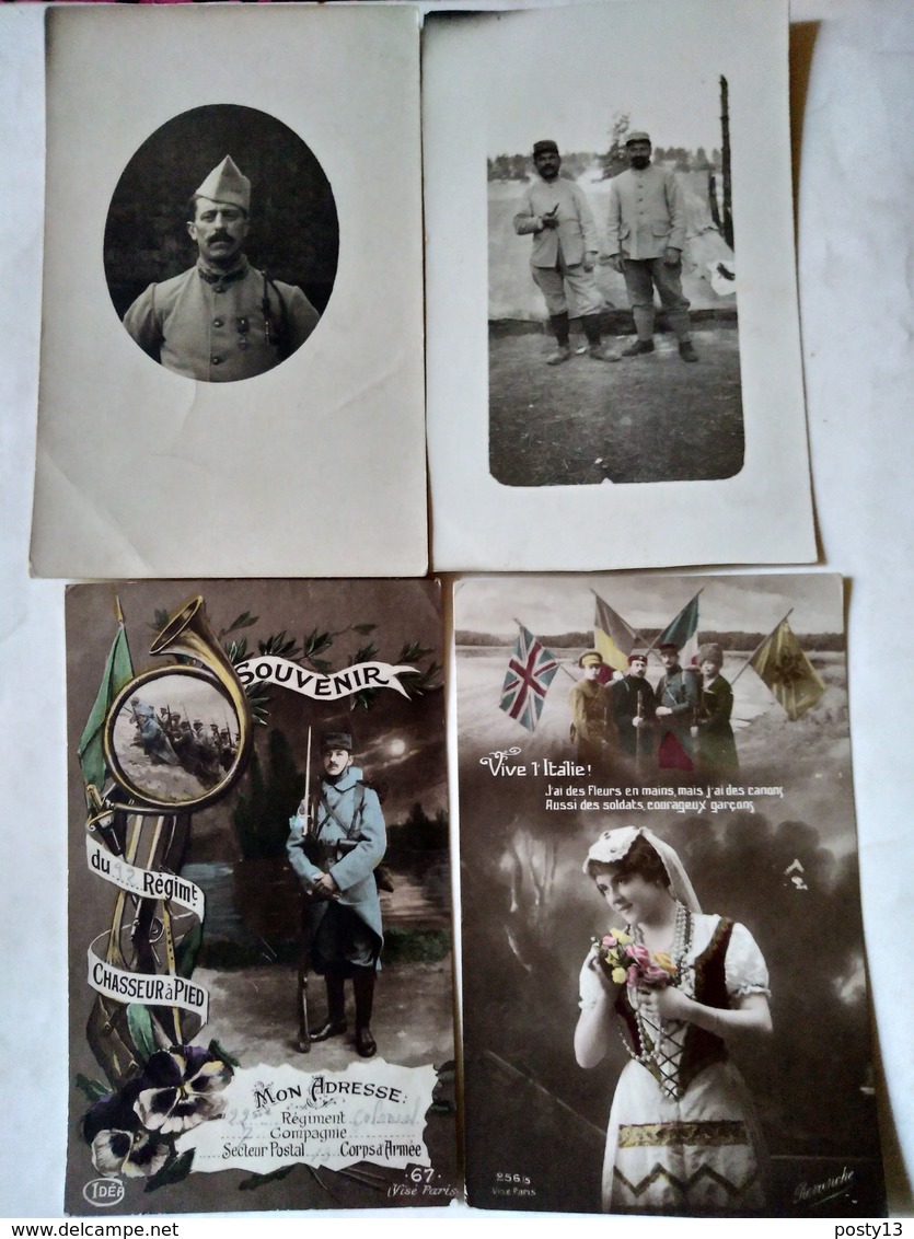 WW1 - LOT DE 11 CARTE PHOTO - Divers Régiments - Voir Photos - BE/TBE - Guerre 1914-18