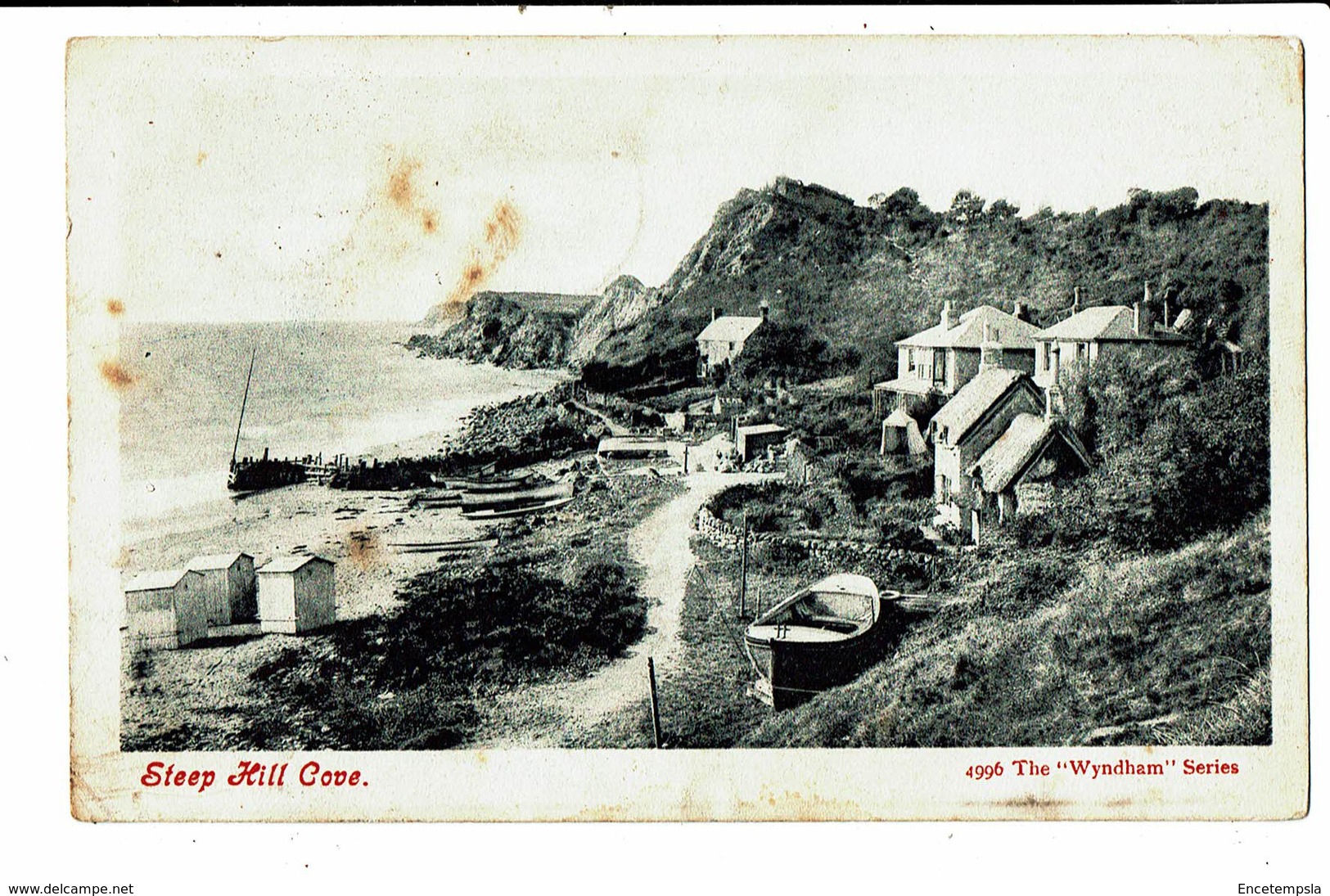 CPA- Carte Postale -Royaume Uni-isle Of Wight-steep Hill Cove -1913 VM5197 - Otros & Sin Clasificación