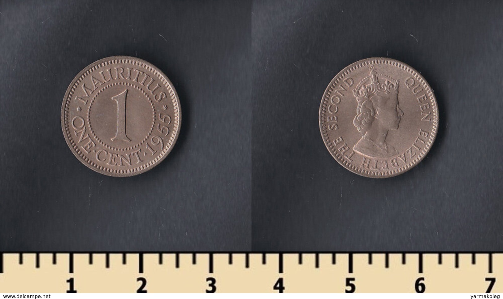 Mauritius 1 Cent 1955 - Mauritius