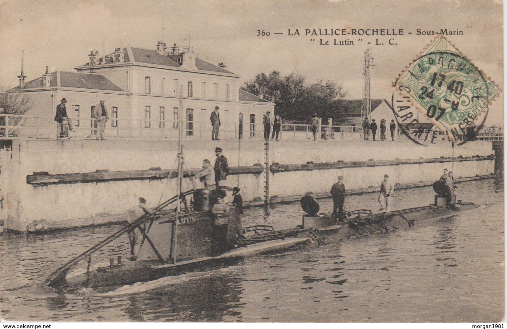 LA  PALLICE                   SOUS- MARIN      " LE LUTIN  " - La Rochelle