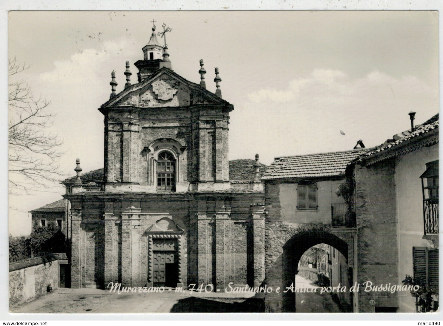 MURAZZANO   (CN)   SANTUARIO  E  ANTICA  PORTA  DI  BASSIGNANO   (VIAGGIATA) - Altri & Non Classificati