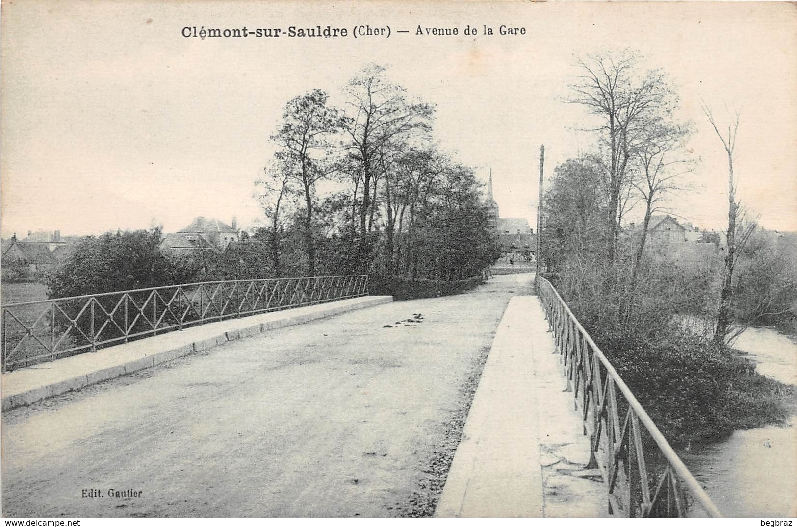 CLEMONT SUR SAULDRE       AVENUE DE LA GARE - Clémont