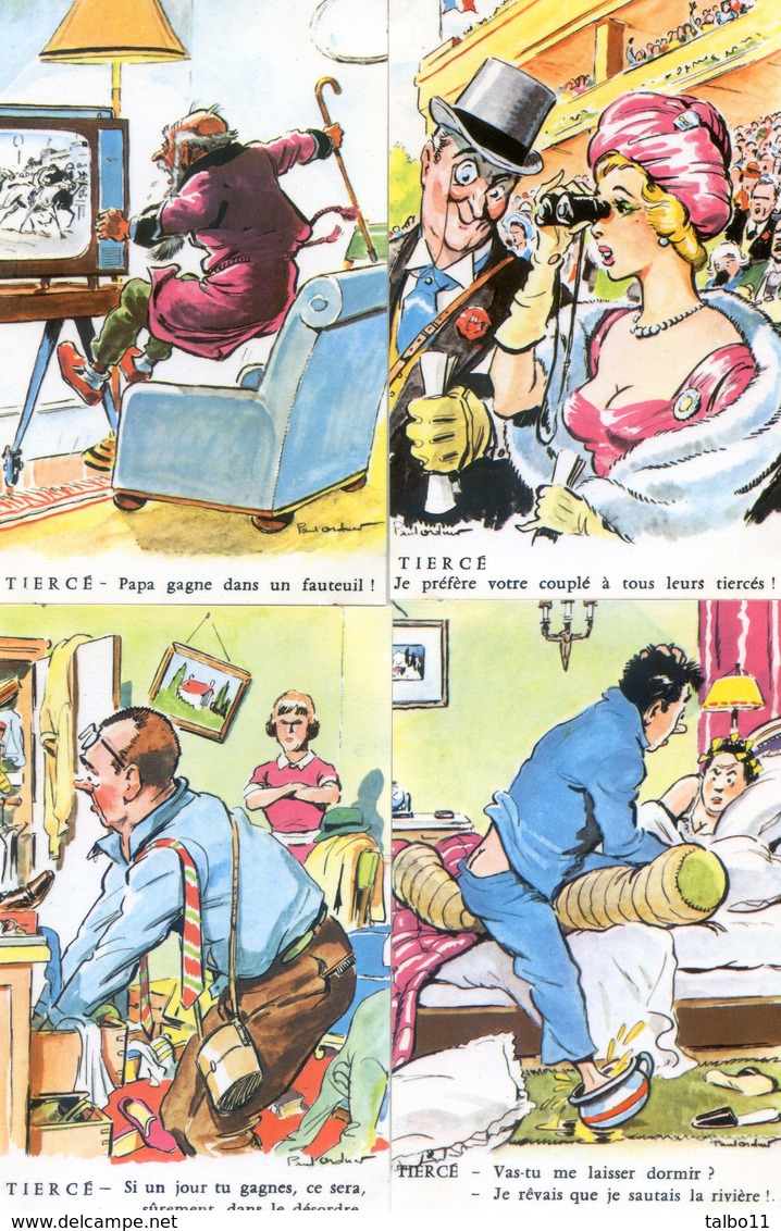 Illustrateur - Ordner - Humour Tiercé - Lot De 6 Cartes - Ordner, P.