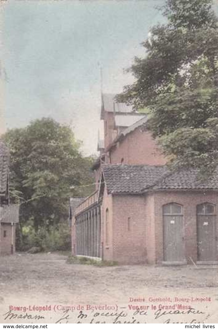 Leopoldsburg - Bourg-Léopold - Camp De Beverloo - Vue Sur Le Grand Mess - Circulé En 1904 - Dos Non Séparé - BE Pli - Leopoldsburg (Camp De Beverloo)