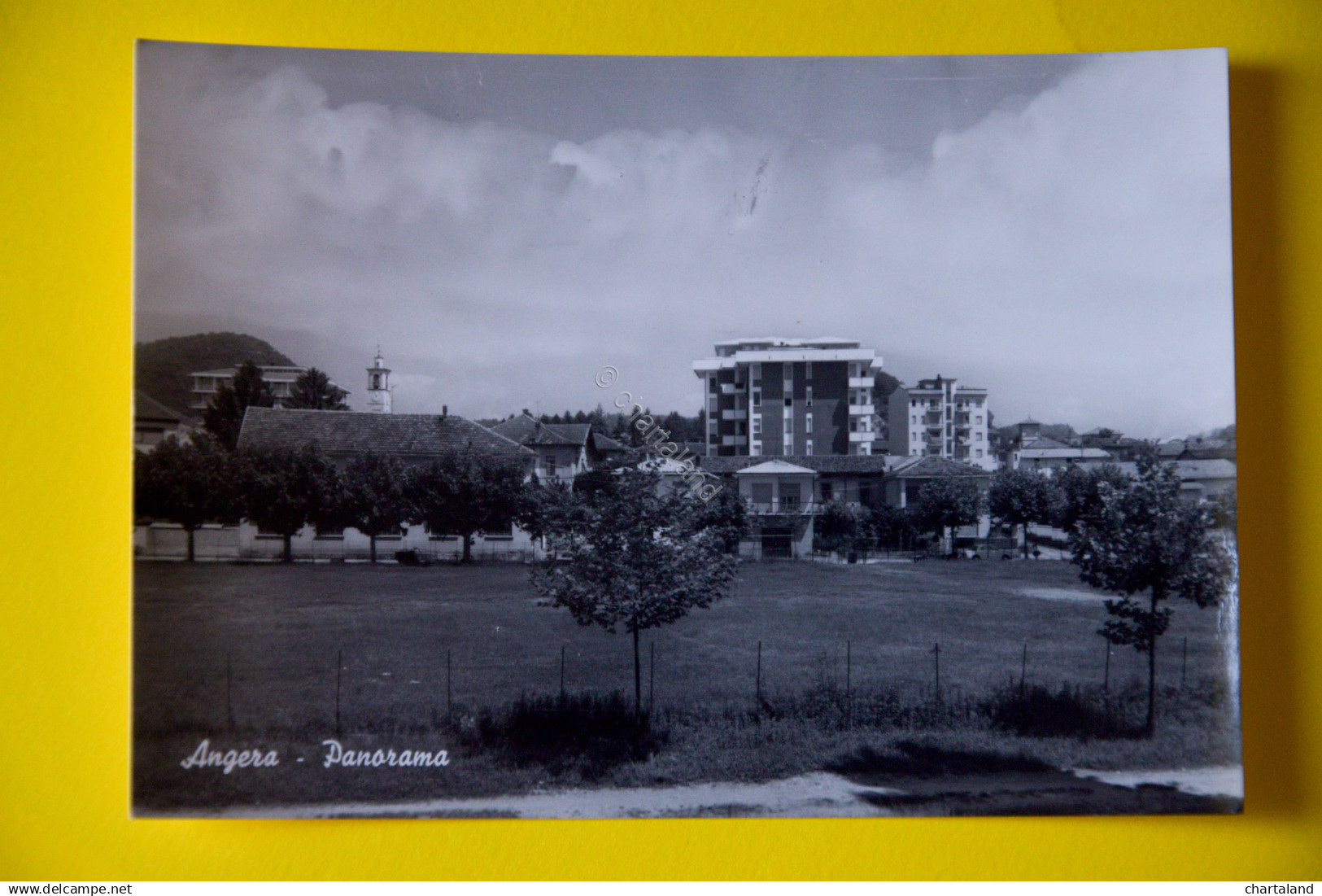 Cartolina Angera Panorama 1960 - Varese