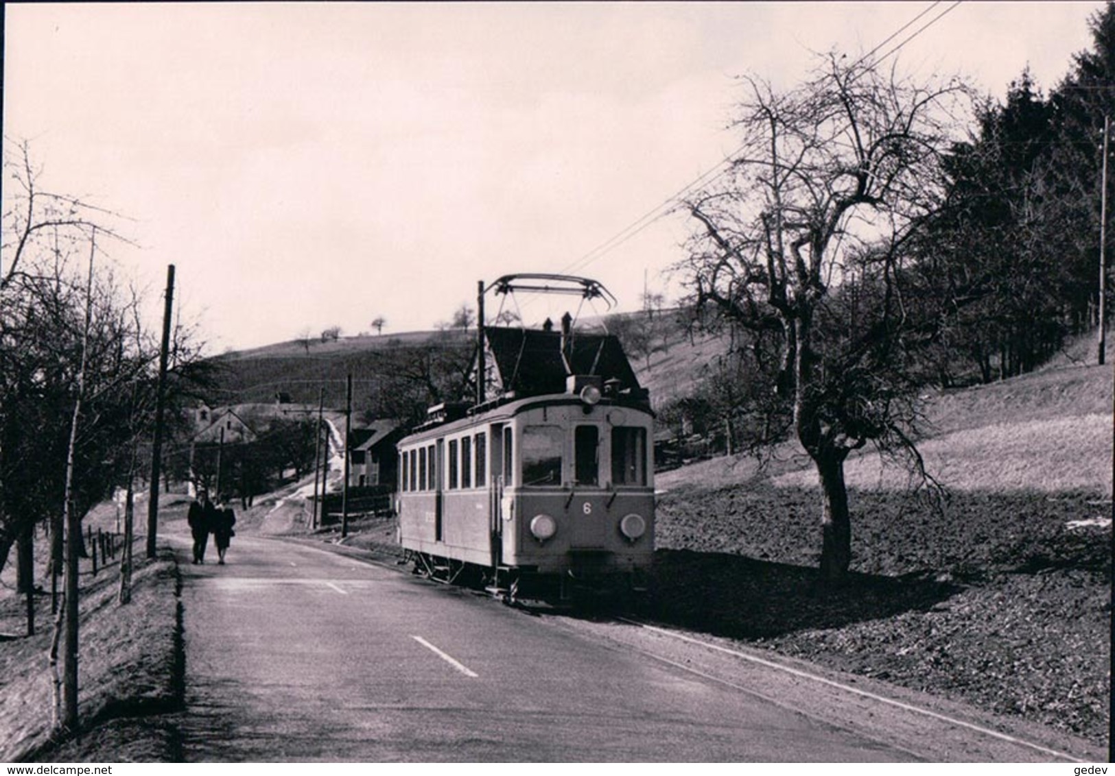 Suisse SH, Chemin De Fer, Strassenbahn Schaffhausen - Schleitheim, Photo 1963 BVA, StSS 14 - Schleitheim