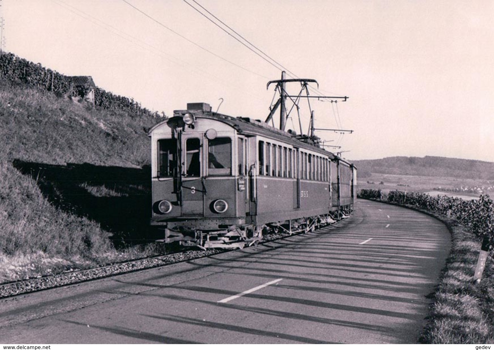 Suisse SH, Chemin De Fer, Strassenbahn Schaffhausen - Schleitheim, Siblingen, Photo 1963 BVA, StSS 141 - Schleitheim