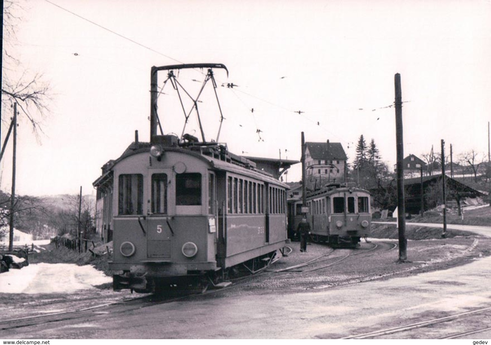 Suisse SH, Chemin De Fer, Strassenbahn Schaffhausen - Schleitheim, Photo 1963 BVA, StSS 143 - Schleitheim
