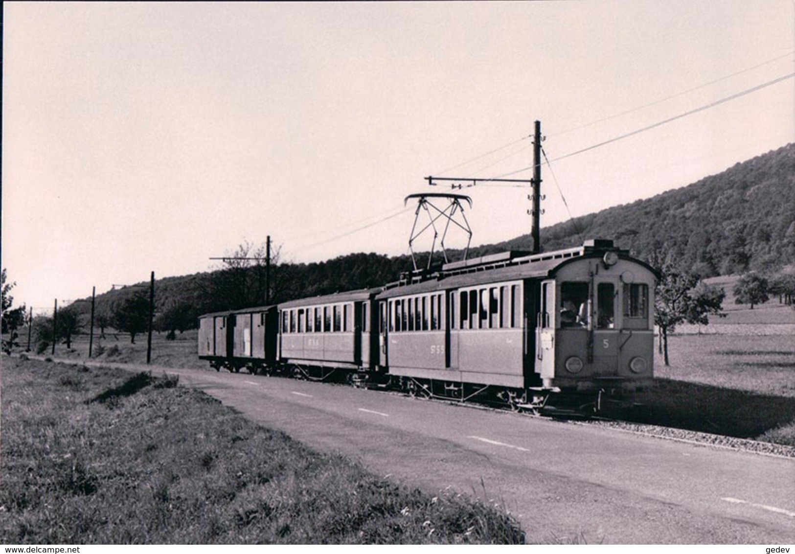 Suisse SH, Chemin De Fer, Strassenbahn Schaffhausen - Schleitheim, Löhningen, Photo 1963 BVA, StSS 144 - Schleitheim