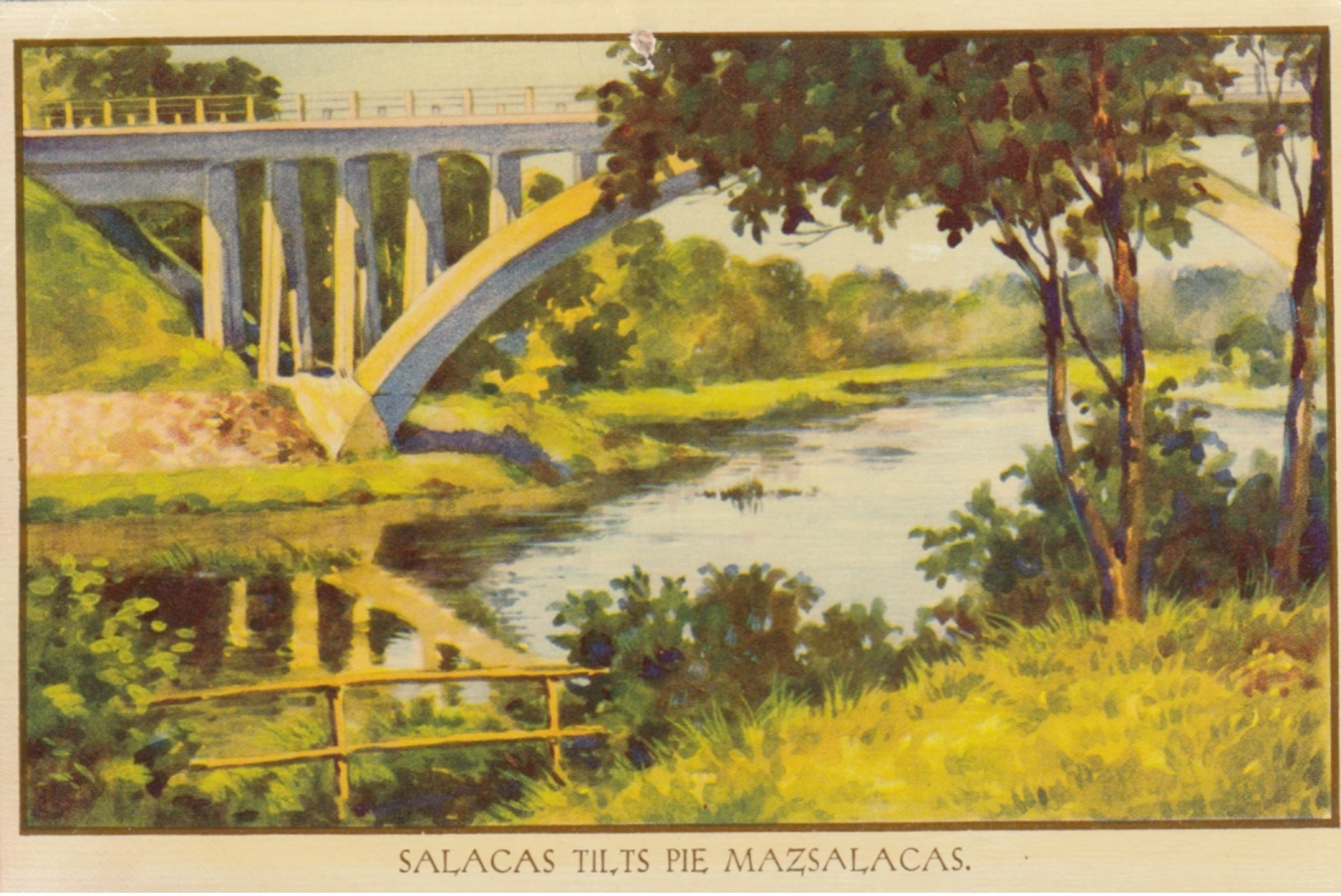 SALACAS TILTS PIE MAZSALCAS , Latvia , 1910-20s - Latvia