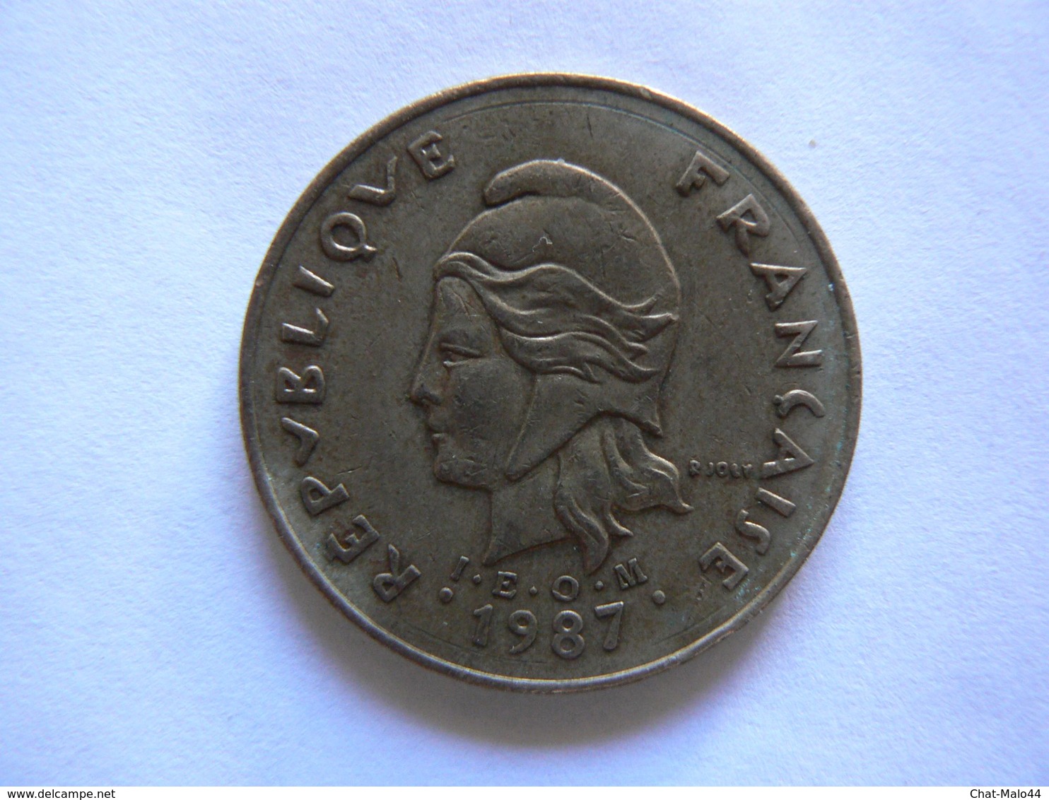 Nouvelle-Calédonie - Monnaie De 100 Frs En Bronze Et Aluminium. Année 1987 - Nieuw-Caledonië