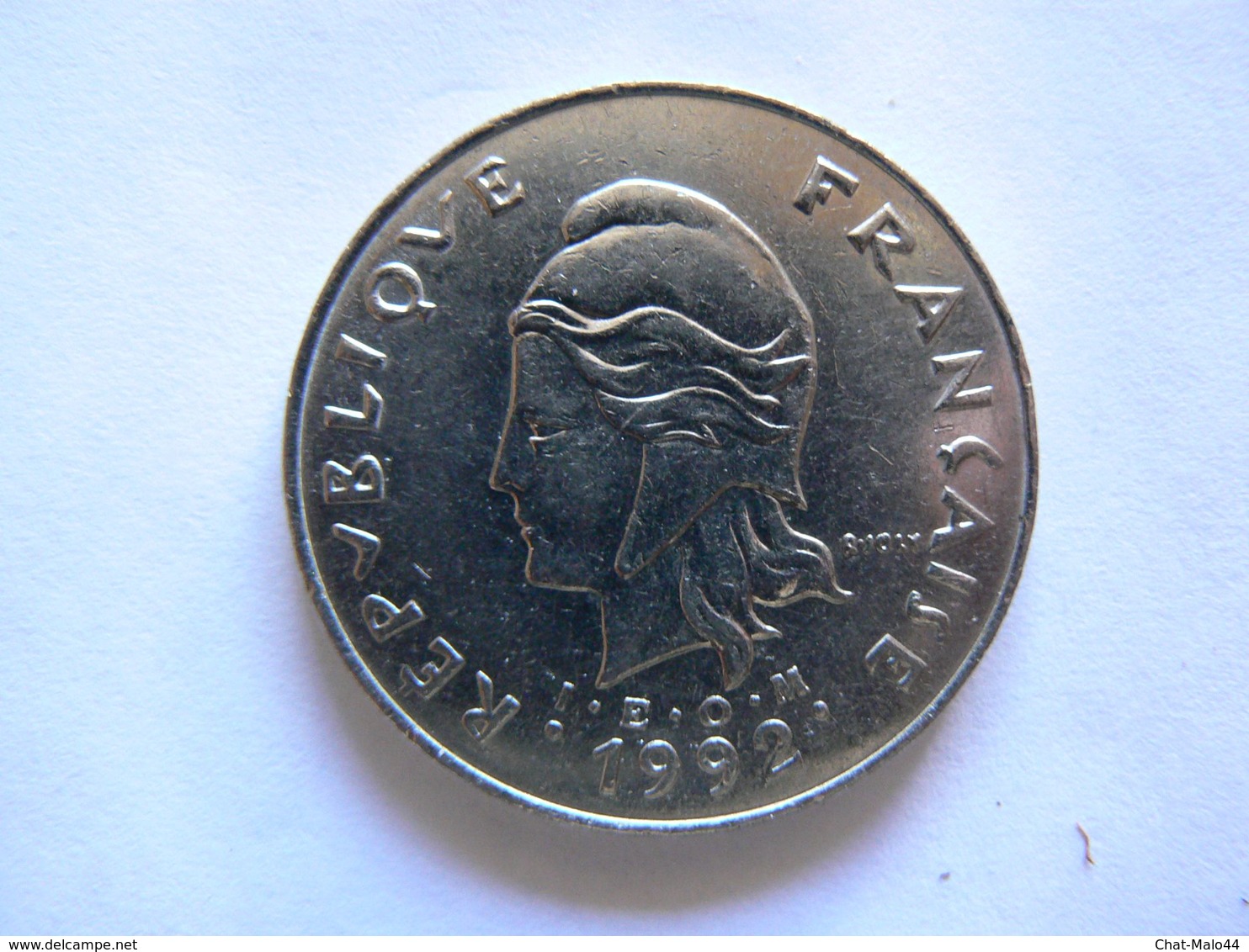 Nouvelle-Calédonie - Monnaie De 50 Frs En Nickel. Année 1992 - Nouvelle-Calédonie
