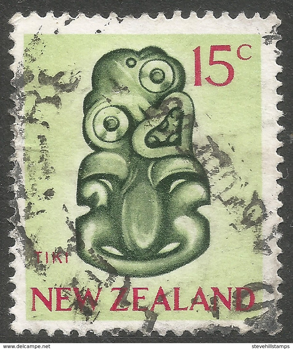 New Zealand. 1967-70 Definitives. 15c Used. SG 874 - Used Stamps