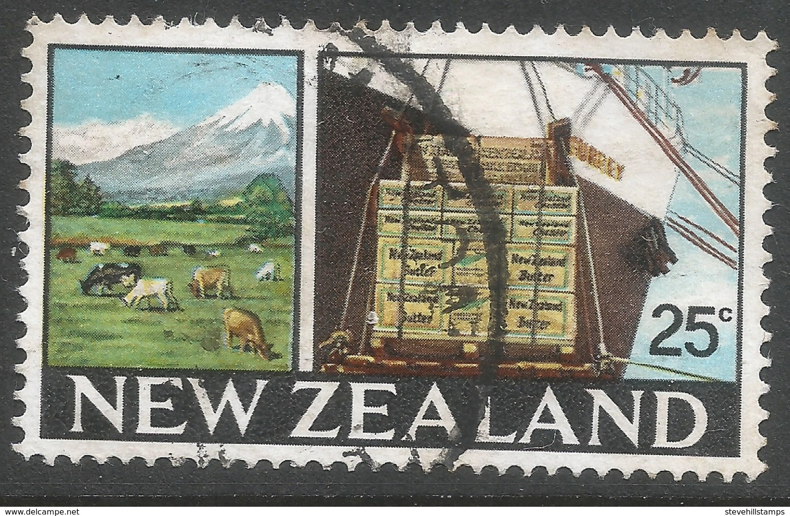 New Zealand. 1967-70 Definitives. 25c Used. SG 877 - Used Stamps