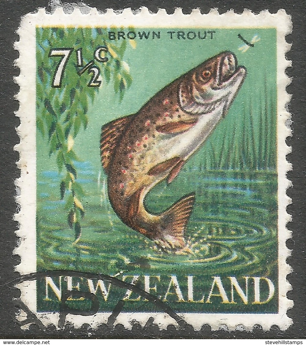 New Zealand. 1967-70 Definitives. 7½c Used. SG 871 - Oblitérés