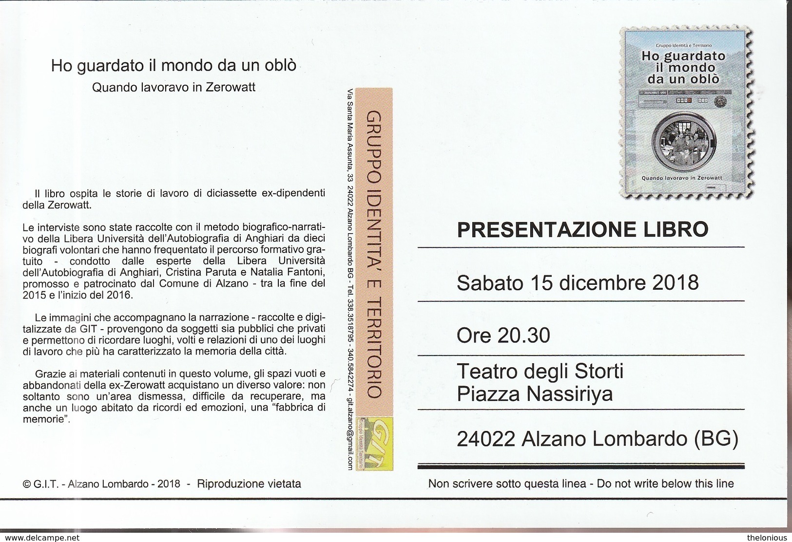 * ZEROWATT Reparto Assemblaggio Lavatrici - Presentazione Libro - Industrie